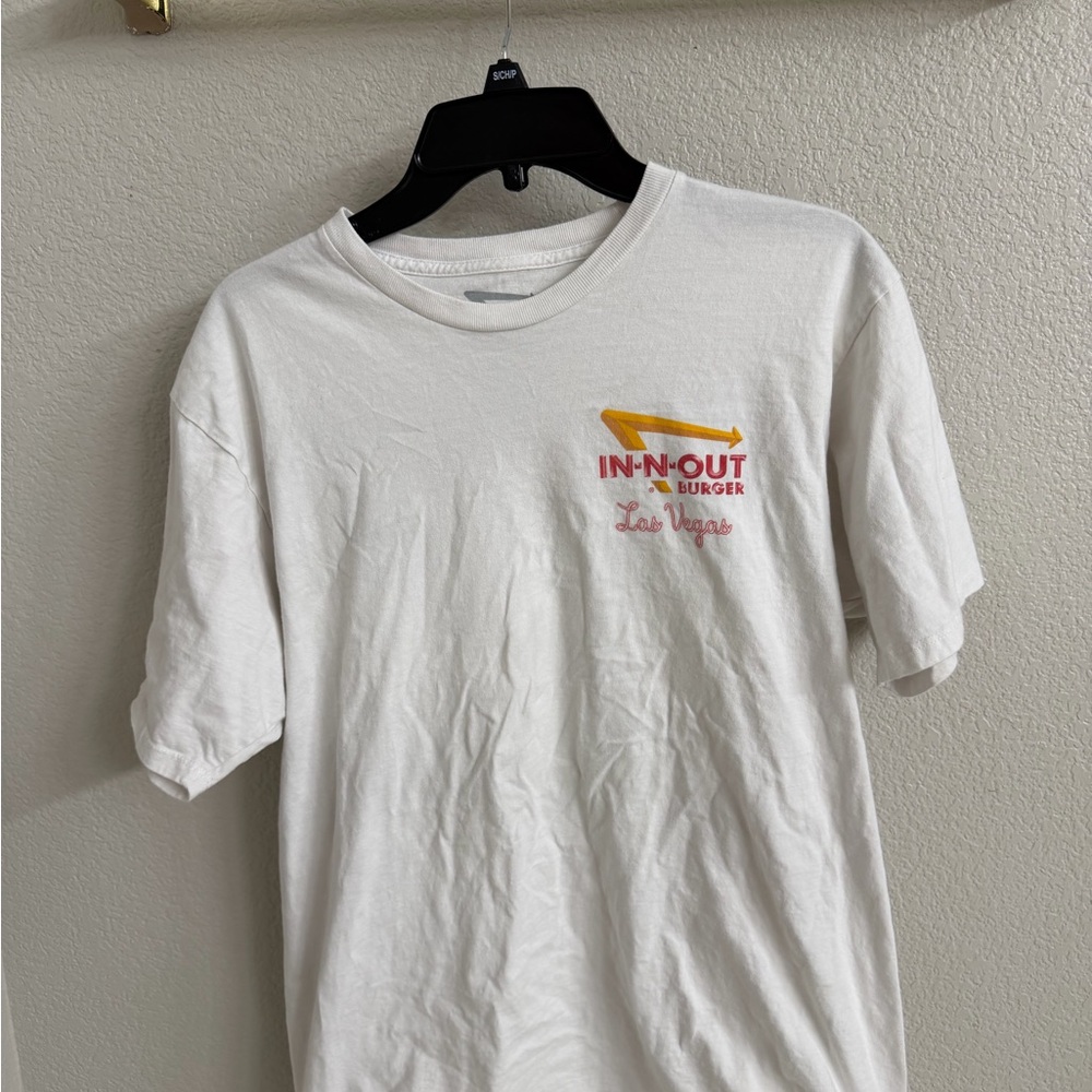 In-N-Out White Short Sleeve Tee